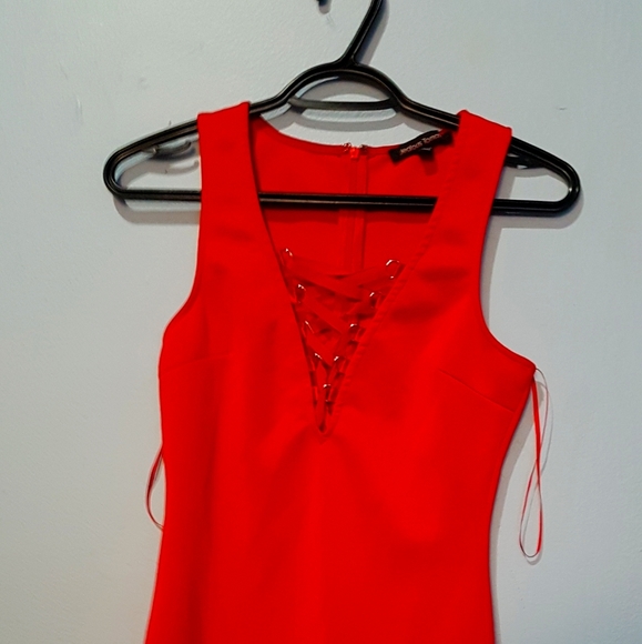 Fancy red dress - body con dress +free item - Picture 1 of 2